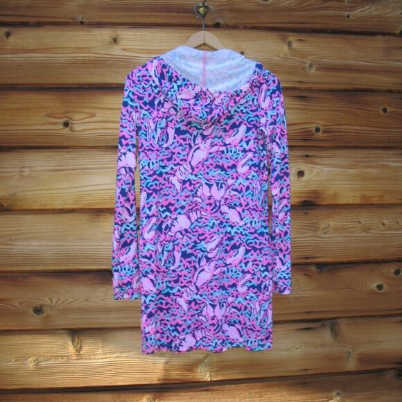 NWOT Lilly Pulitzer Rylie UPF50 Pop Up Lobstah Roll Cover Up Tunic Dress - Picture 8 of 10